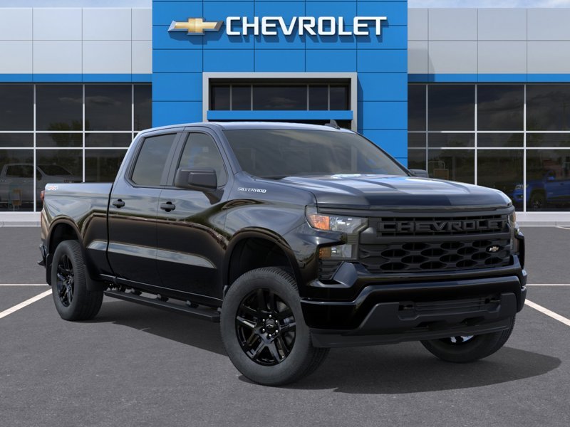 2026 CHEVROLET Silverado 1500 Custom cabine multiplace 4RM 157 po BLACK Gatineau - photo #6
