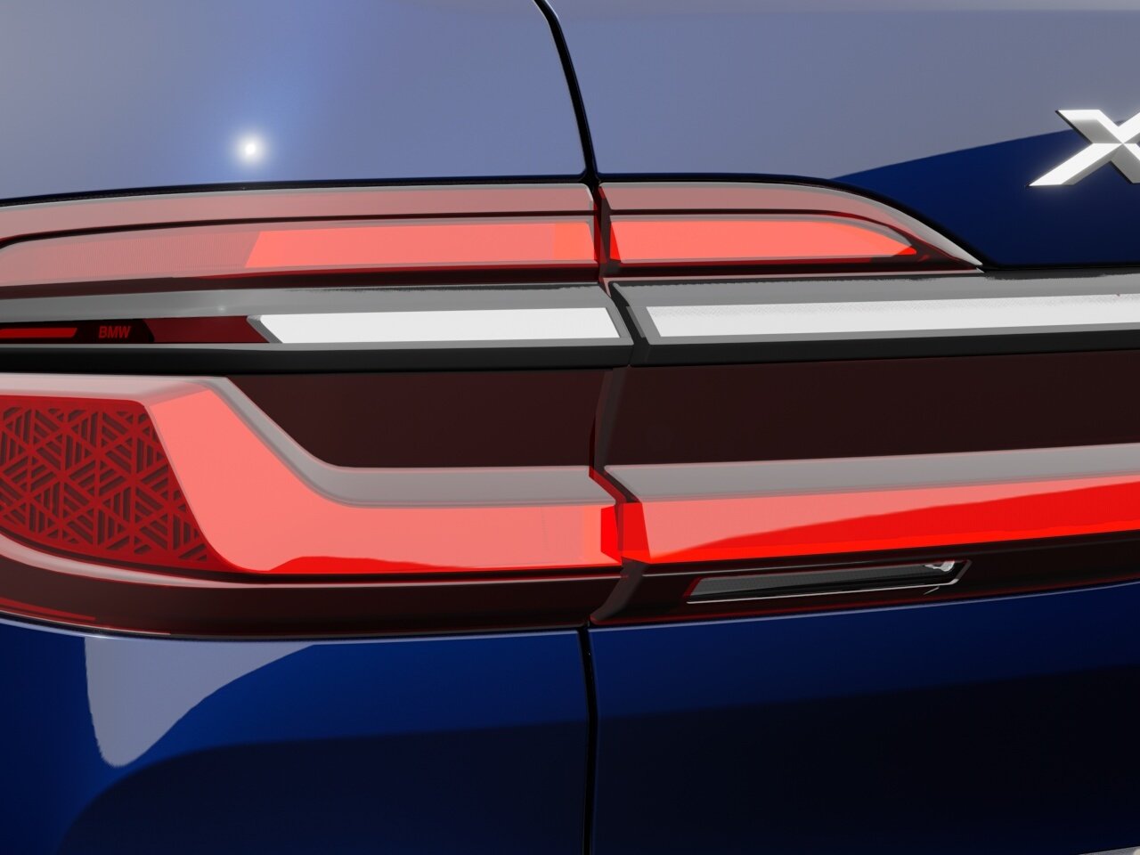 BMW X7 xDrive40i 2026 Bleu Ridge Mountain métallique Blainville - photo #7