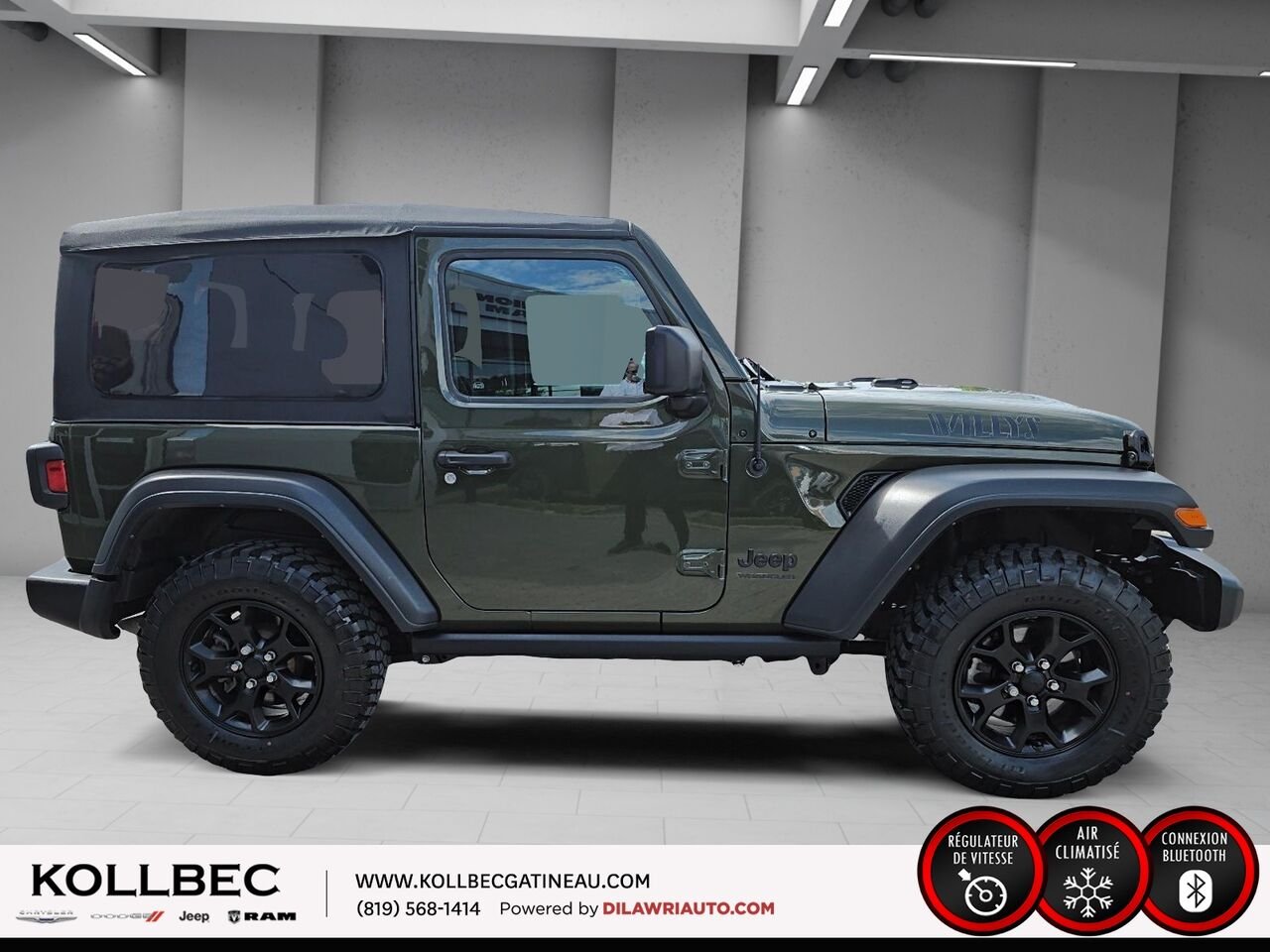 JEEP WRANGLER Willys Sport 4x4 2023 Vert Ottawa & Gatineau - photo #12