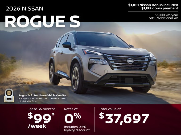 Nissan st eustache Accueil juillet ROGUE S