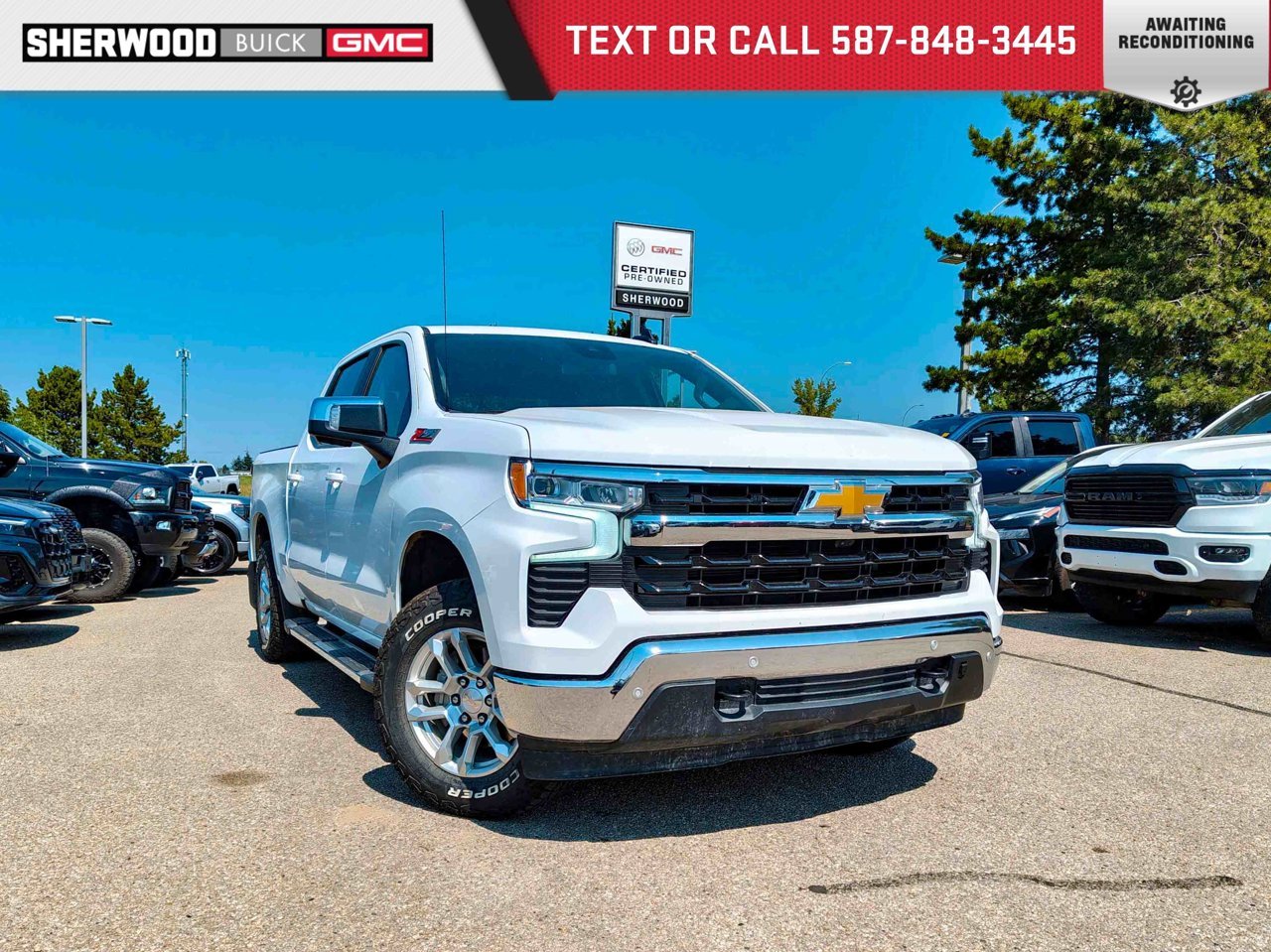 2024 Chevrolet Silverado 1500 4WD Crew Cab 147 LT White Sherwood Park - photo #0