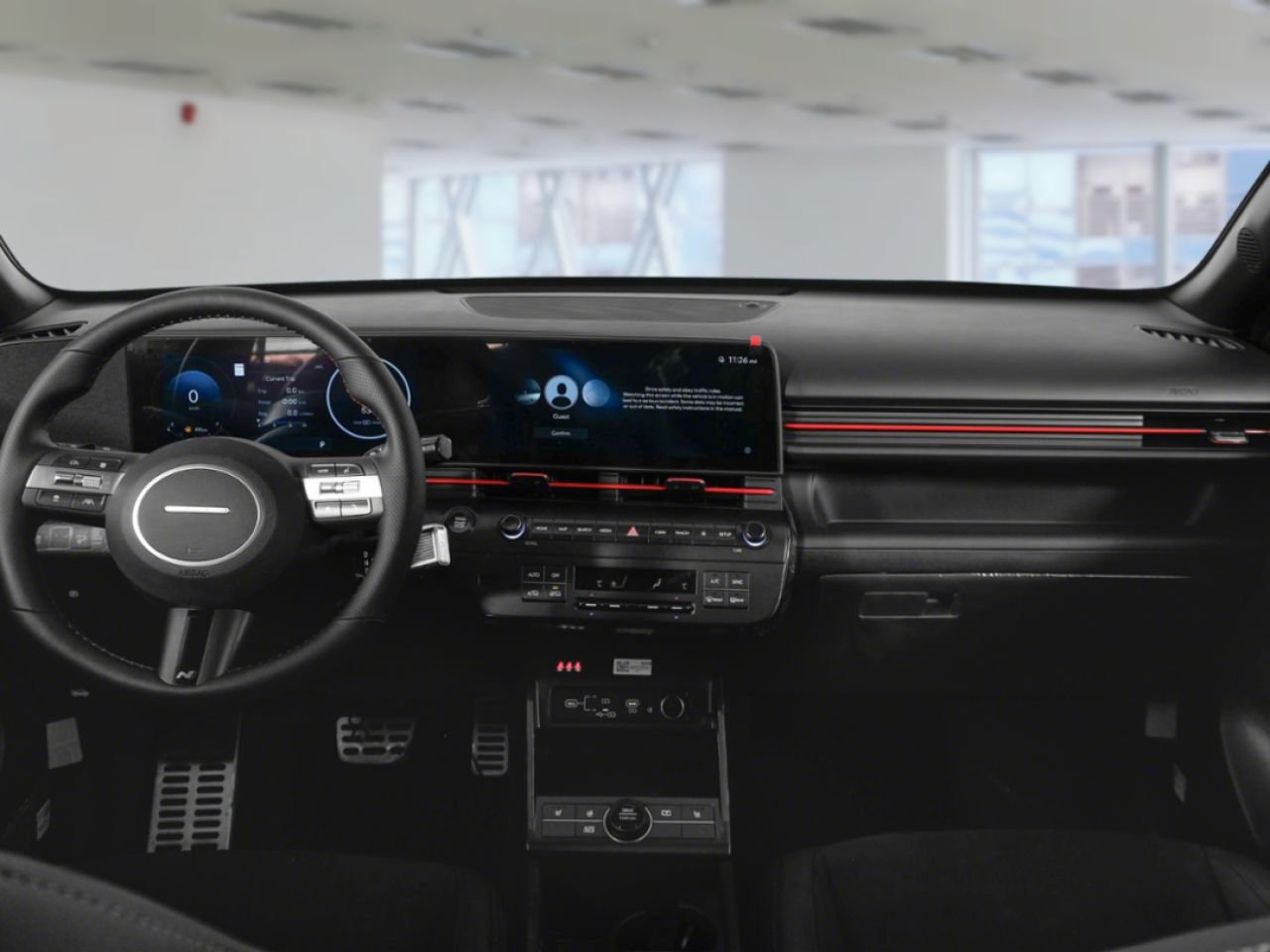 2026 HYUNDAI Kona Meta Blue w/Abyss Black Roof Gatineau - photo #2