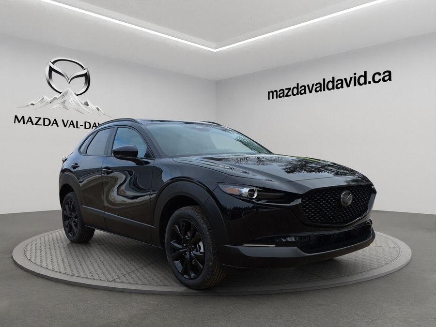 2026 Mazda CX-30 Gs, awd, sièges, volant et rétroviseurs chauffants Jet Black Mica