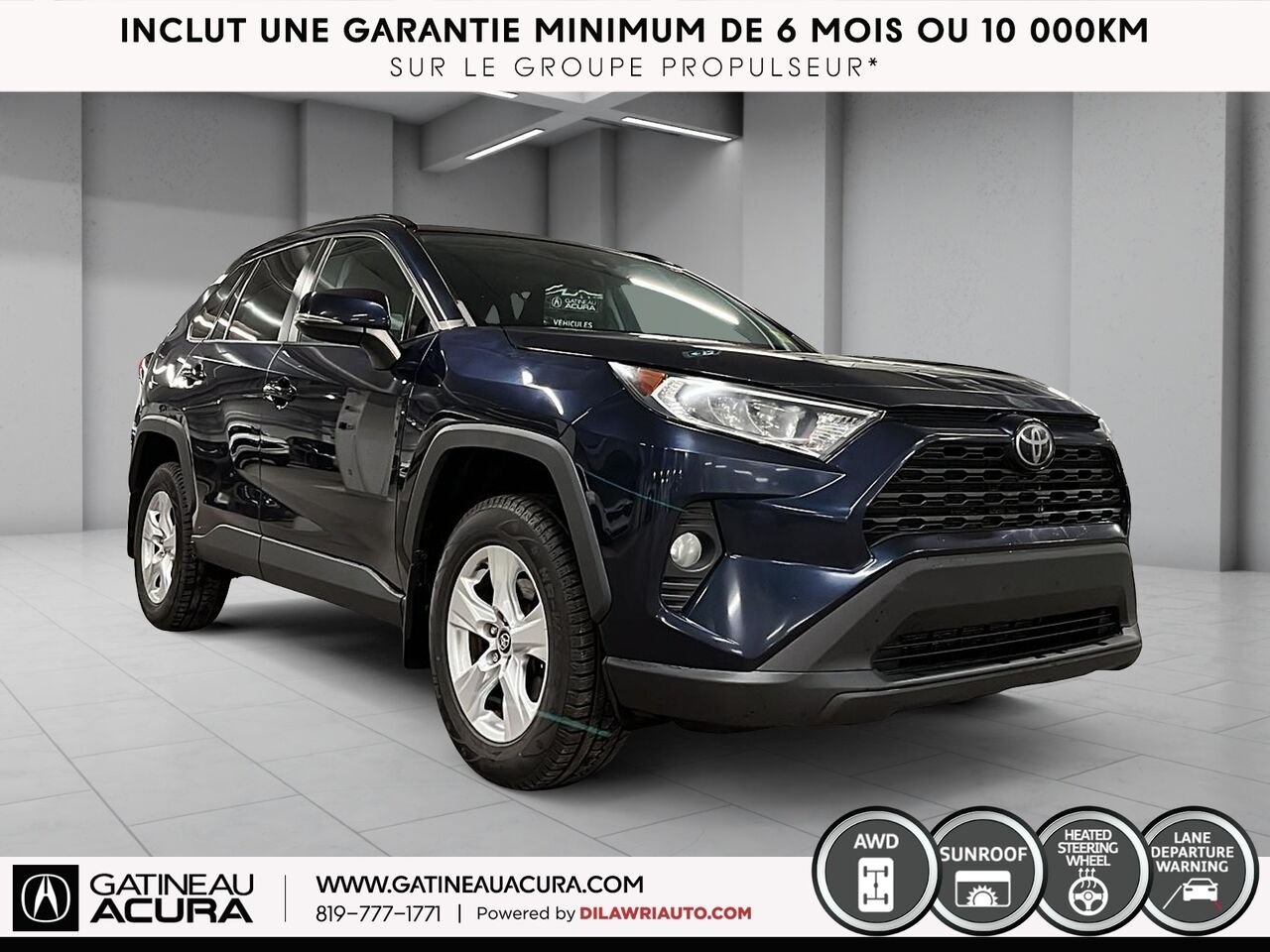 Toyota RAV4 XLE AWD 2020 Bleu Gatineau - photo #13