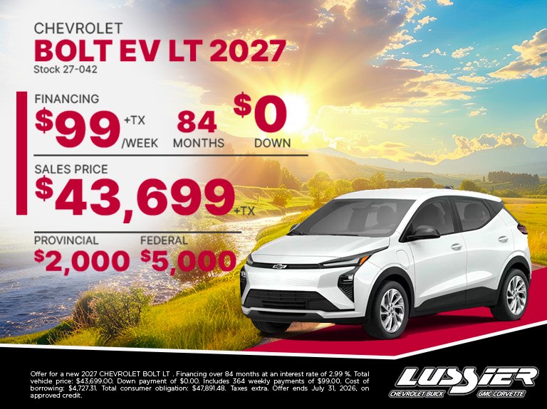 Chevrolet Bolt EV 2027