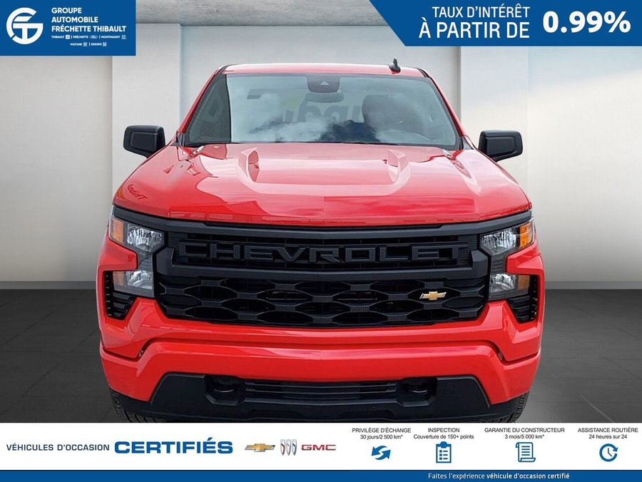 CHEVROLET SILVERADO Custom cabine multiplace 4RM 157 po 2024 Rouge