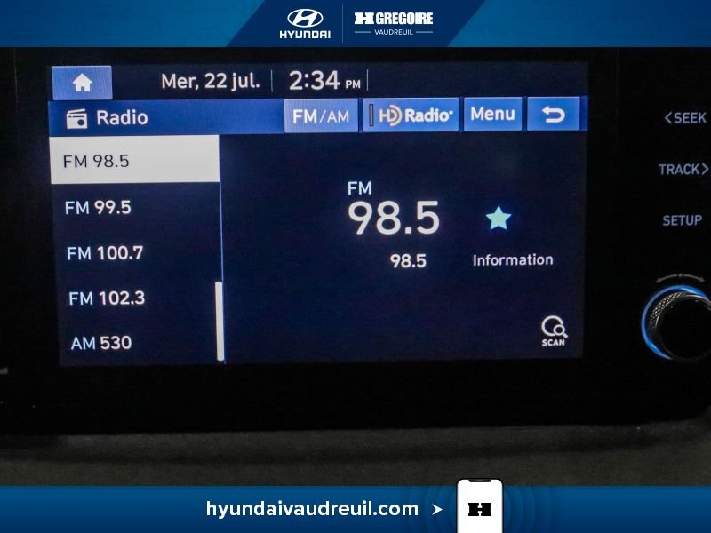 Hyundai Santa Fe YS41 | Essential FWD CERTIFIÉ 5.49% - BAS MILAGE 2021 Bleu Laval - photo #24