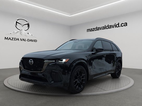 Mazda CX-70 hybride léger GT-P, 5 passagers, Mode hybride, awd, toit ouvrant panoramique, cuir, navigation, écran central de 2026 Noir de jais mica