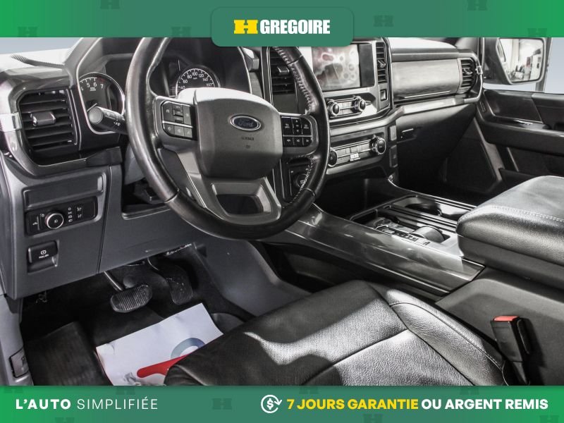 Ford F150 R3599 | XLT SUPERCREW CUIR SIEGES CHAUFFANTS CAMERA NAV 2022 Gris Laval - photo #15