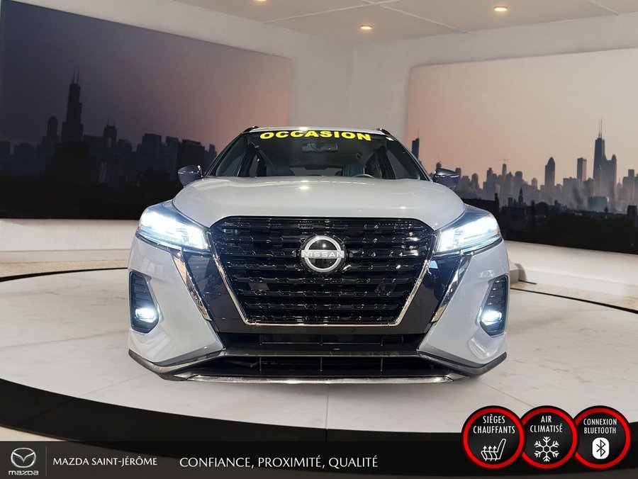 2023 Nissan Kicks SR | BOSE | CUIR | MAGS NOIR | Grey