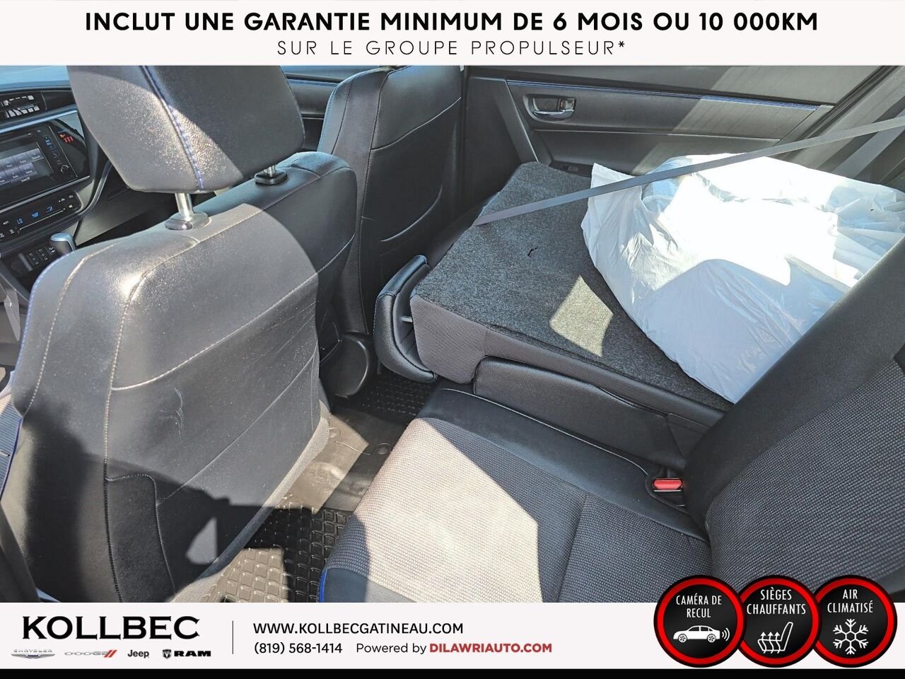 TOYOTA COROLLA SE 2018 Blanc Ottawa & Gatineau - photo #23