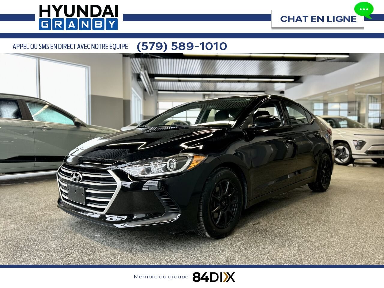 2017 Hyundai Elantra Black Granby - photo #3