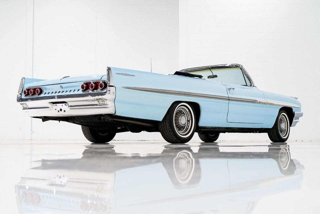 1961 Pontiac Bonneville **PRIX EN USD**C8 Suffix 389cu.in. TriPower 4 Speed Blue Montreal - photo #25