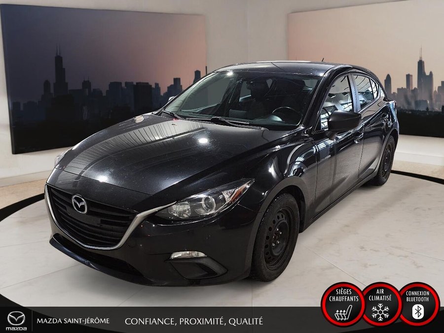 2015 Mazda Mazda3 GS | AUTOMATIQUE | A/C | Black