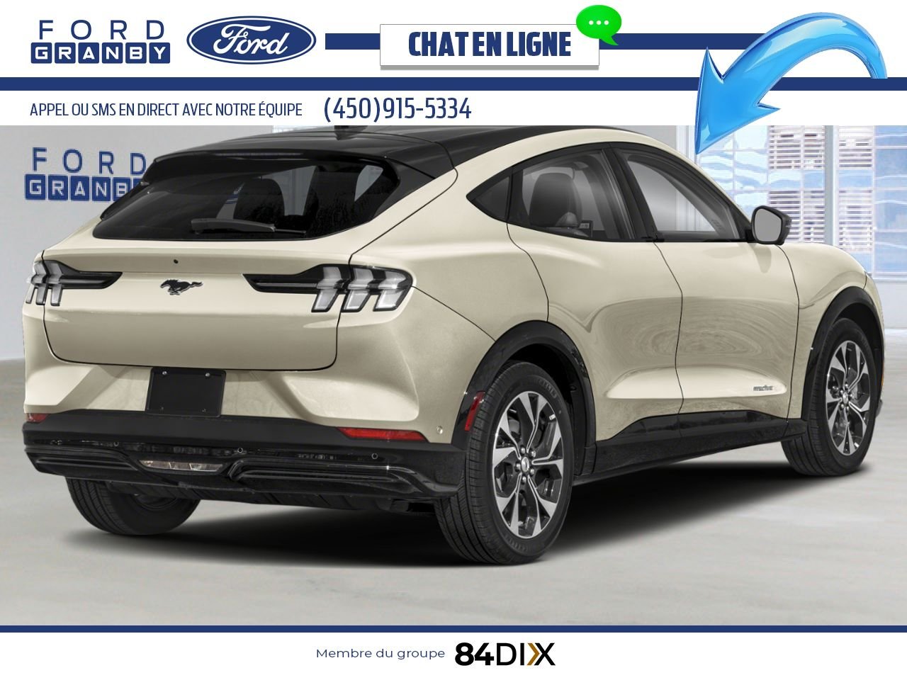 Ford Mustang Mach-E 2025 Sable du désert Granby - photo #1