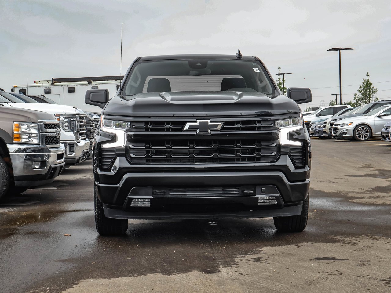 2024 Chevrolet Silverado 1500 4WD Crew Cab 147 RST Black Sherwood Park - photo #2