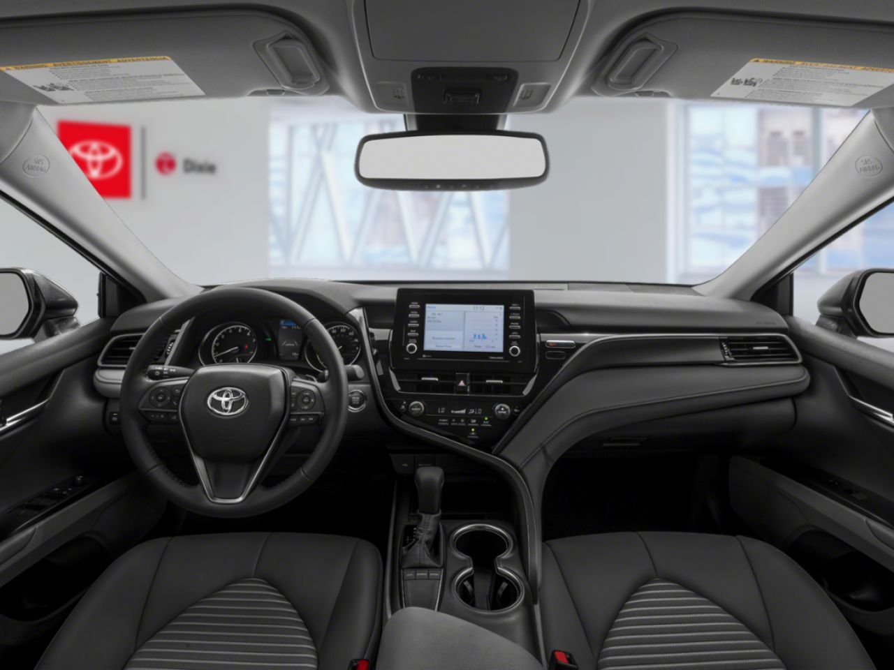 2023 Toyota Camry SE / CLEAN CARFAX / HEATED SEATS / ALLOY WHEELS / TOYOTA SAFETY SENSE / CARPLAY AND ANDROID AUTO Black Mississauga - photo #12