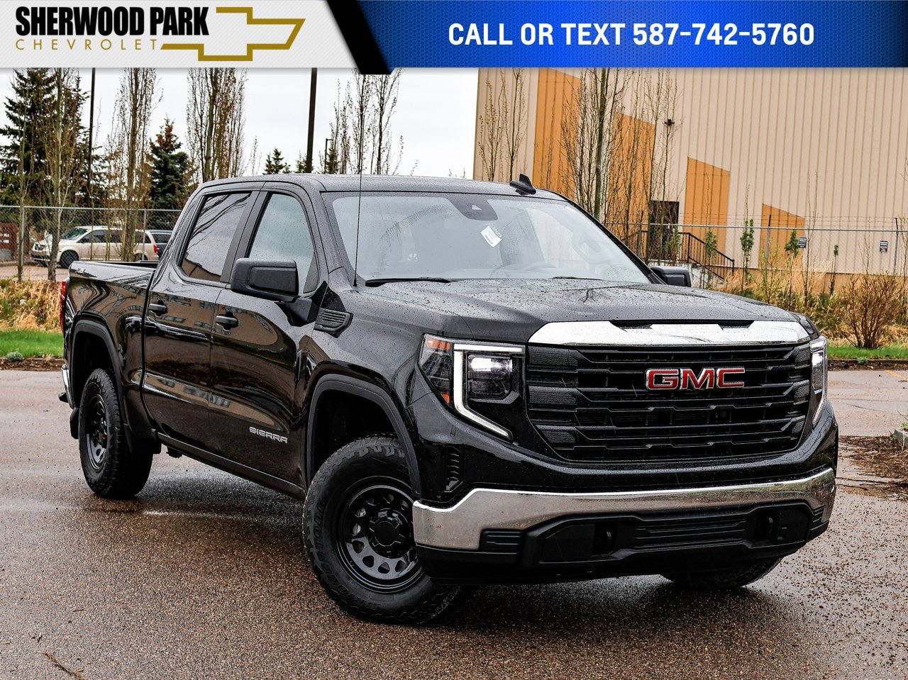 2024 GMC Sierra 1500 4WD Crew Cab 147 Pro Black Sherwood Park - photo #0
