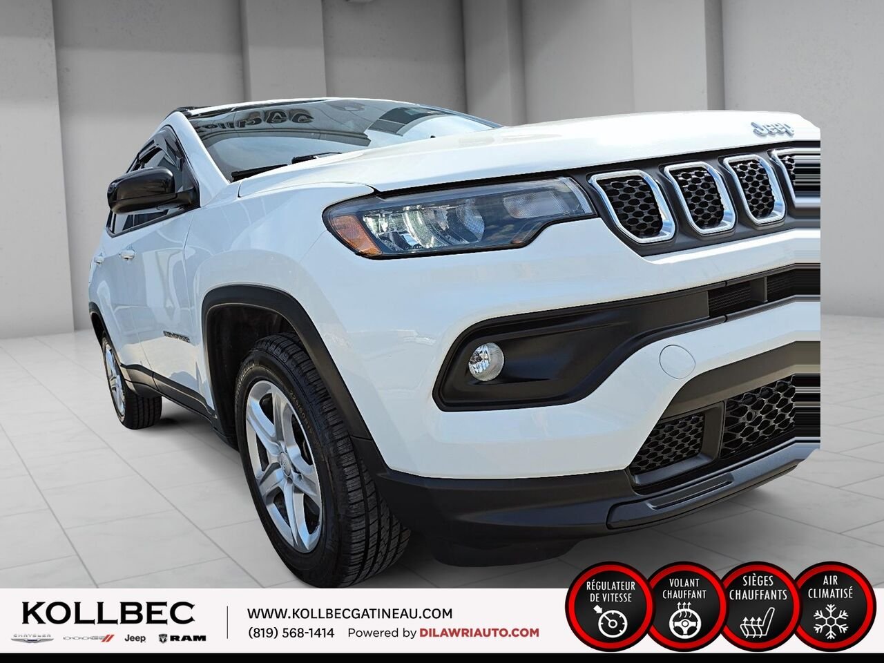 2023 JEEP COMPASS 223111 | North 4x4 White Gatineau - photo #12