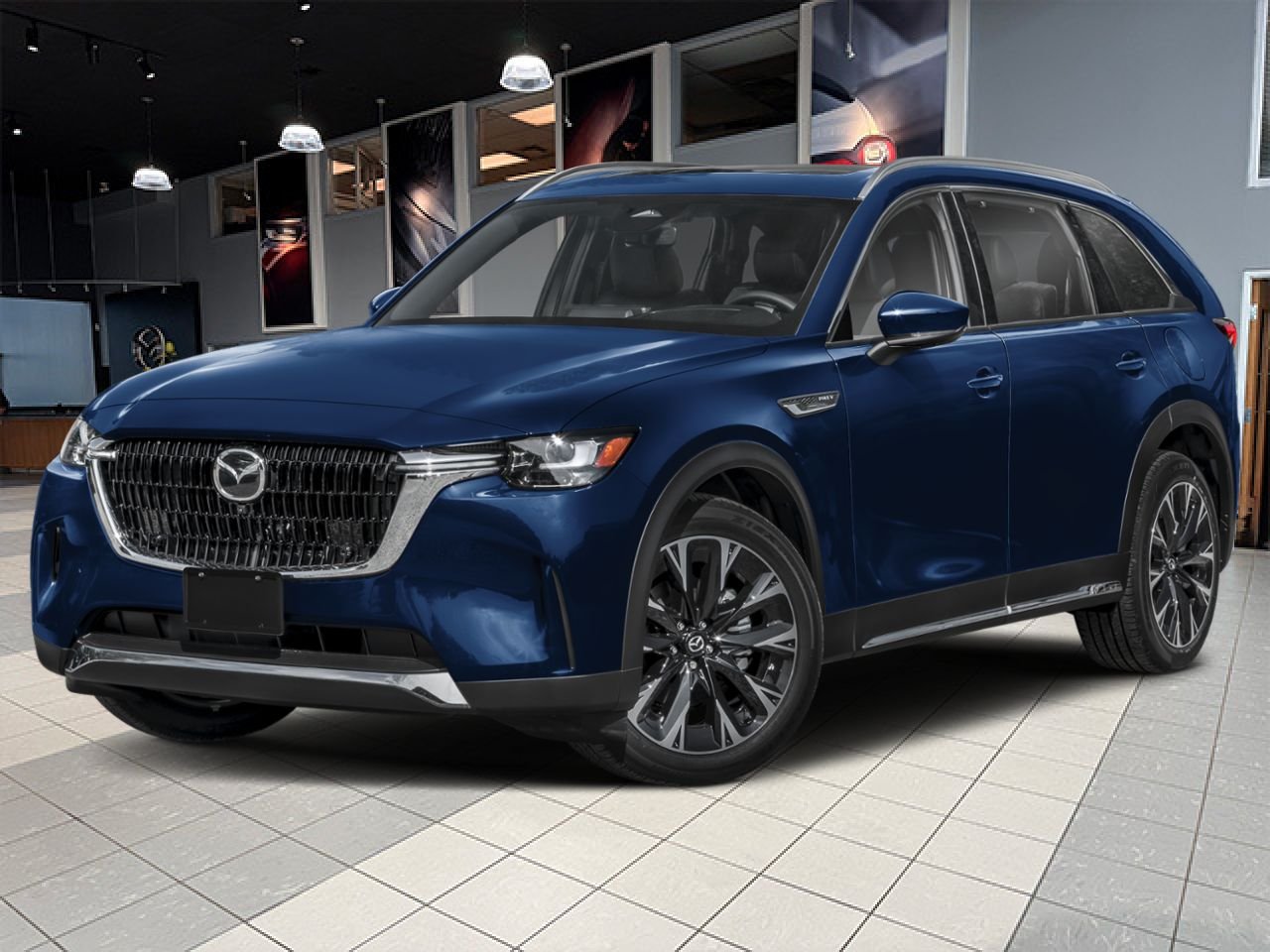 MAZDA CX-90 PHEV GT 2026 Bleu Notre-Dame-des-Prairies - photo #0