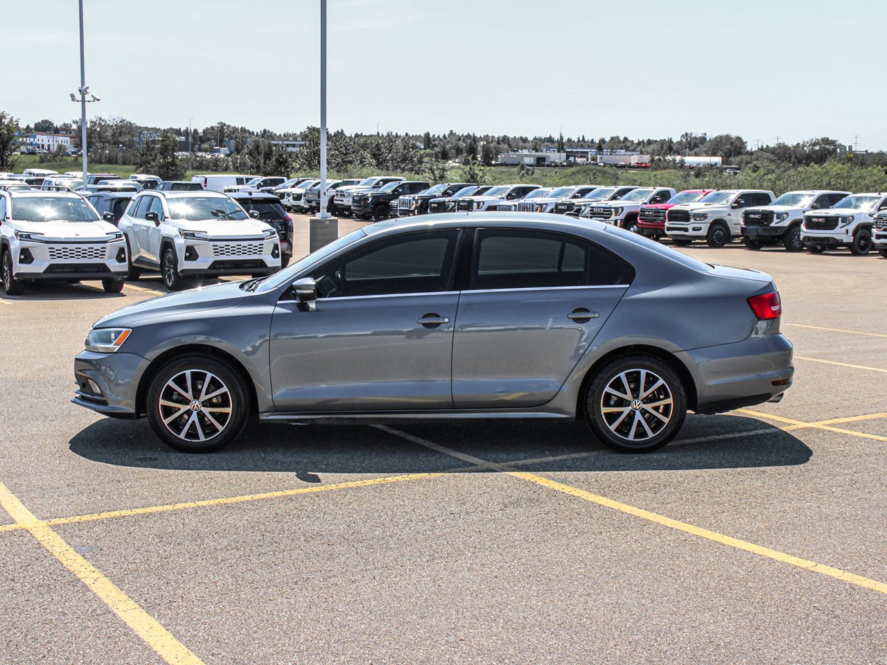 2015 Volkswagen Jetta 4dr 1.8 TSI Auto Comfortline Grey Sherwood Park - photo #4