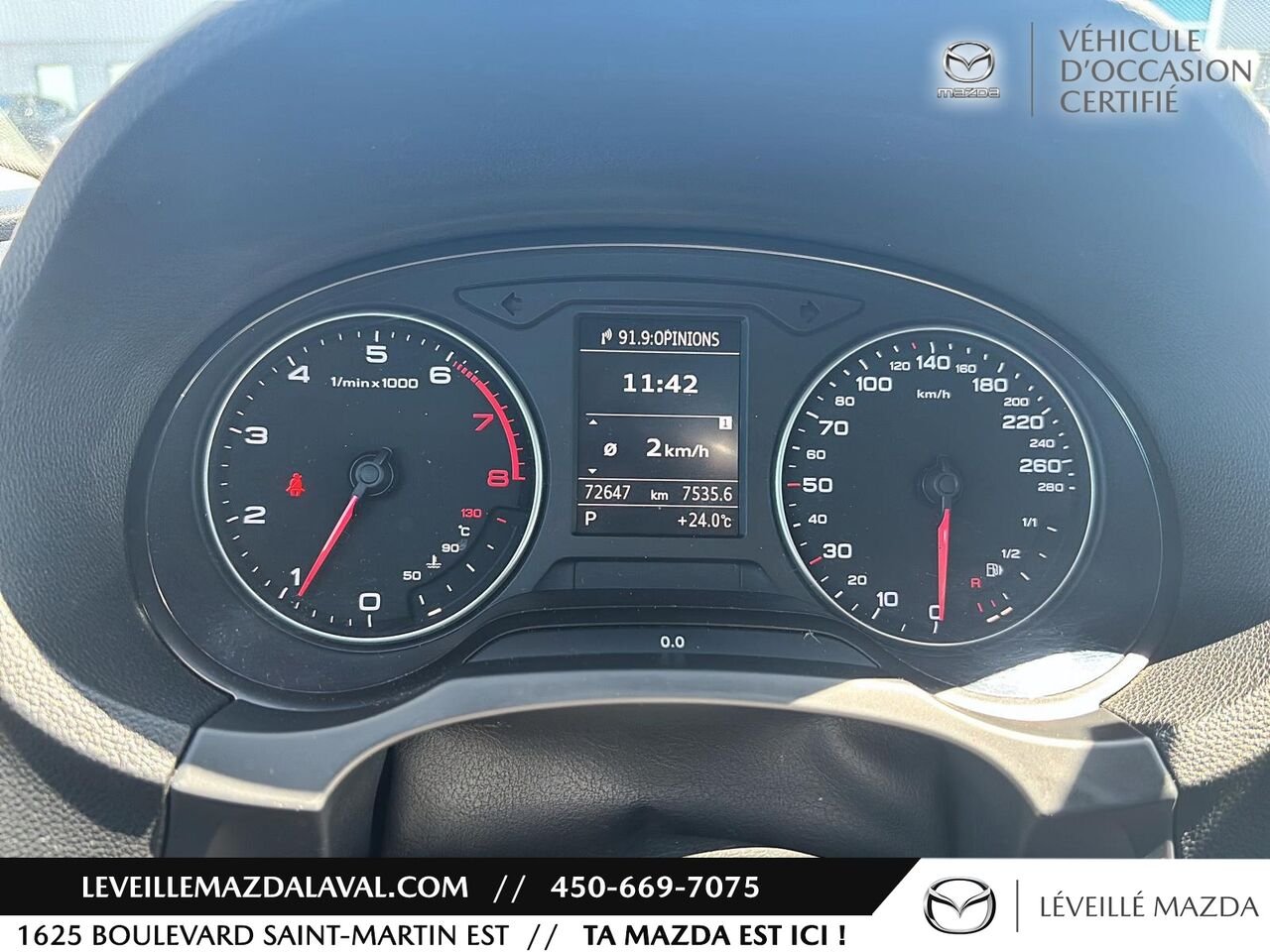 2015 Audi A3 2.0T Progressiv quattro berline 4 portes Red Laval - photo #14