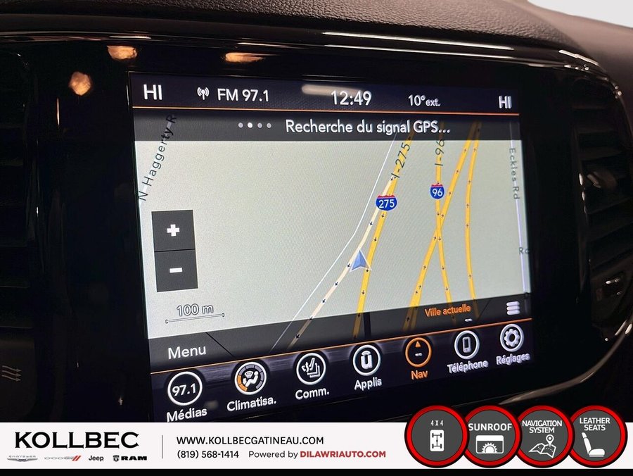 JEEP GRAND CHEROKEE LAREDO ***CLEAN CARFAX + NAVIGATION + TOIT-OUVRANT *** 2021 Noir