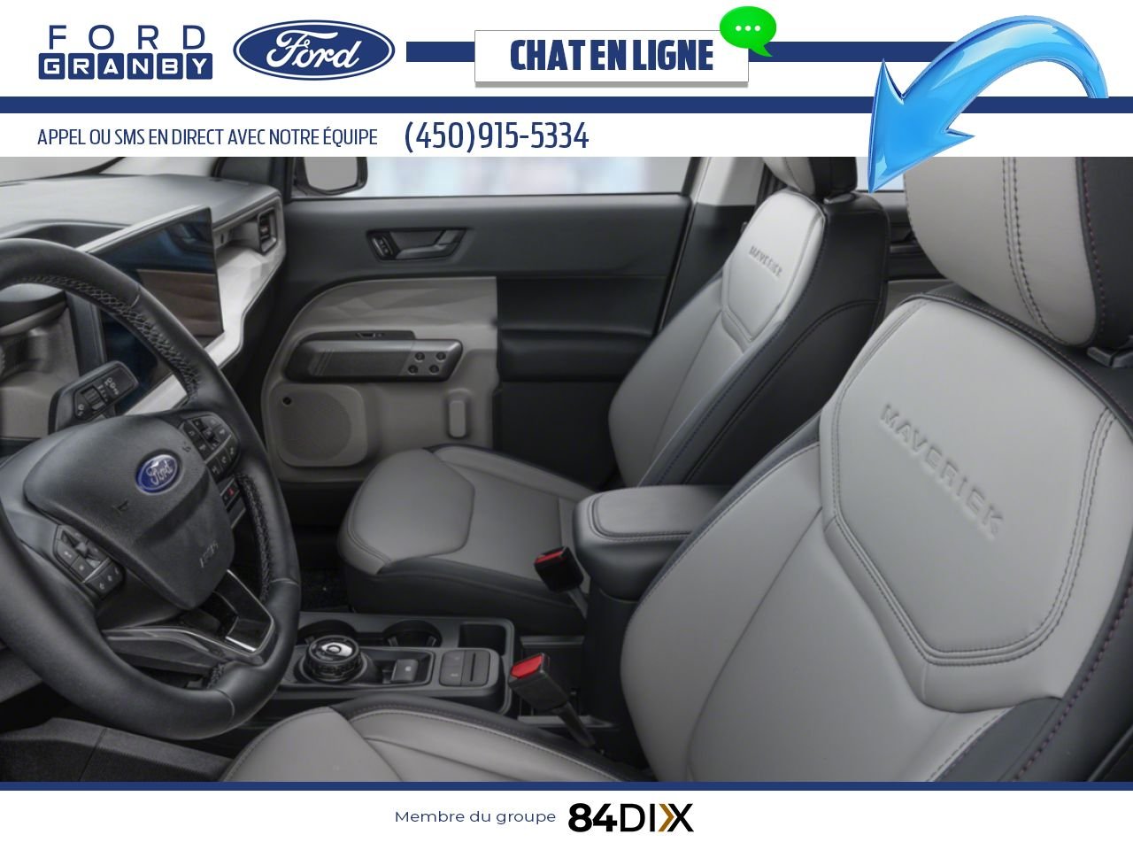 Ford Maverick 2025 Blanc sidéral métallisé Granby - photo #6