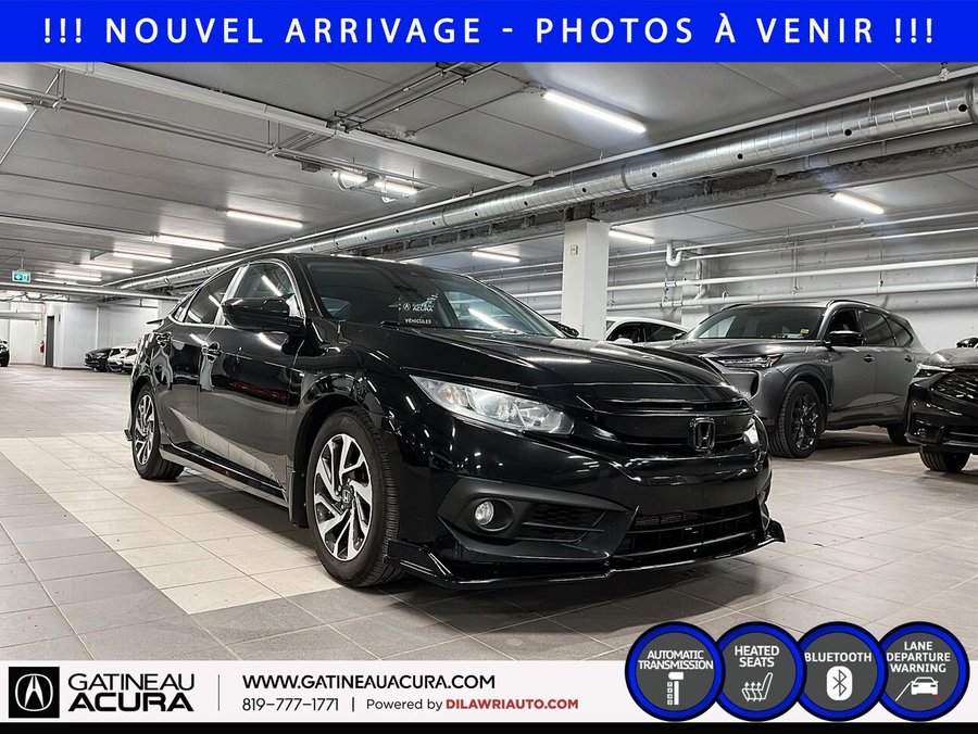 Honda Civic ***CLEAN CARFAX*** 2018 Noir