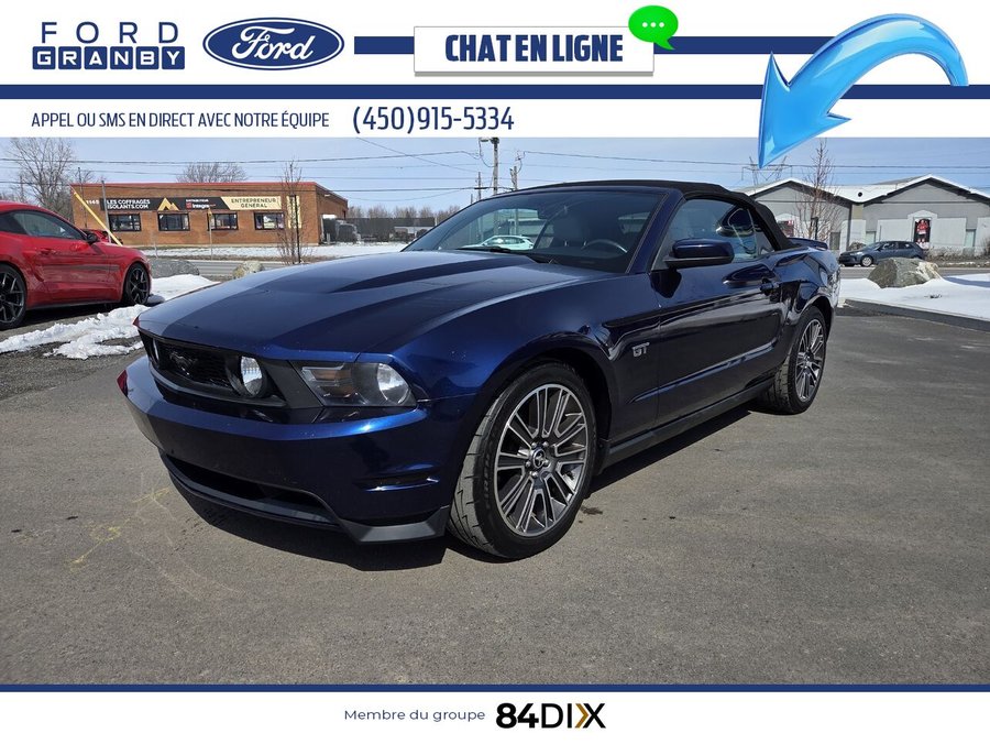 Ford Mustang GT Convertible, manuelle GT Convertible, manuelle 2010 Bleu