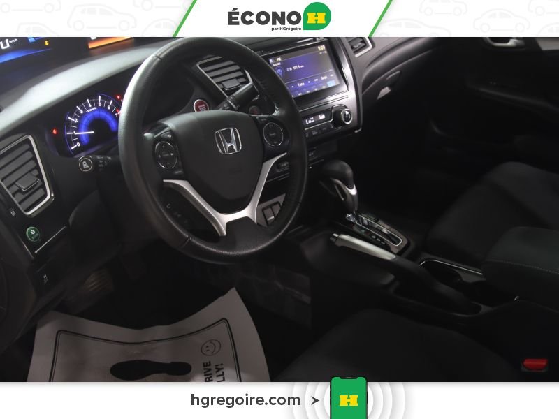 Honda Civic 821030 | EX AUTO A/C TOIT GR ELECT MAGS CAM RECUL 2015 Gris Laval - photo #17
