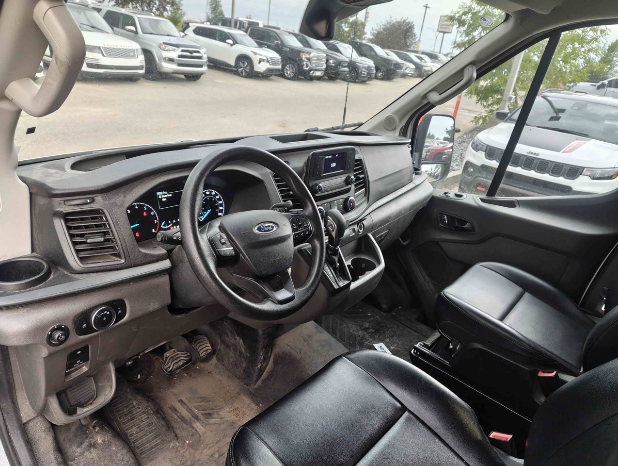 2025 Ford Transit Cargo Van T-250 148 Hi Rf 9070 GVWR AWD White Sherwood Park - photo #8