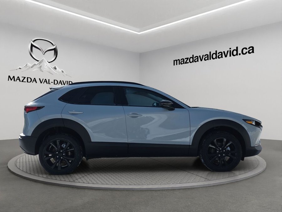 2026 Mazda CX-30 GT turbo, awd, toit ouvrant, Écran 360 degré, Navigation, chargeur sans fil pour cellulaire Aero Grey Metallic