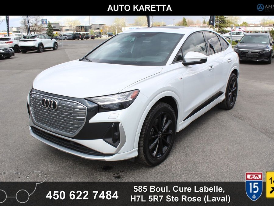 Audi Q4 e-tron Sportback 2023 2023 Blanc
