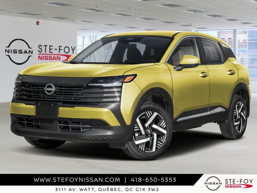 NISSAN Kicks K6074 2026 Jaune yuzu métallisé/Noir intense