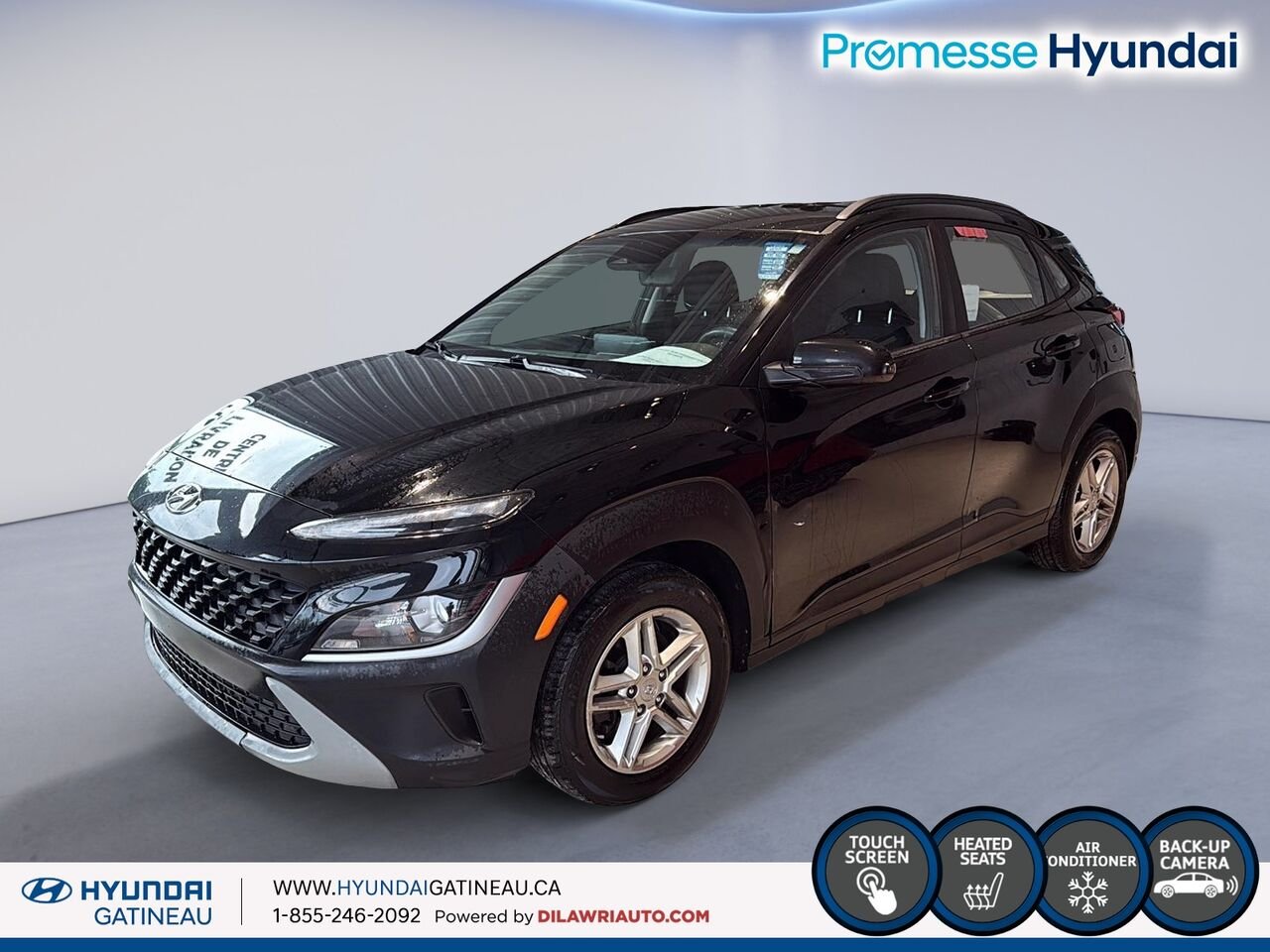 Hyundai Kona 2.0L Essential *** awd , sieges chauffant , certifier *** 2022 Noir Ottawa & Gatineau - photo #0