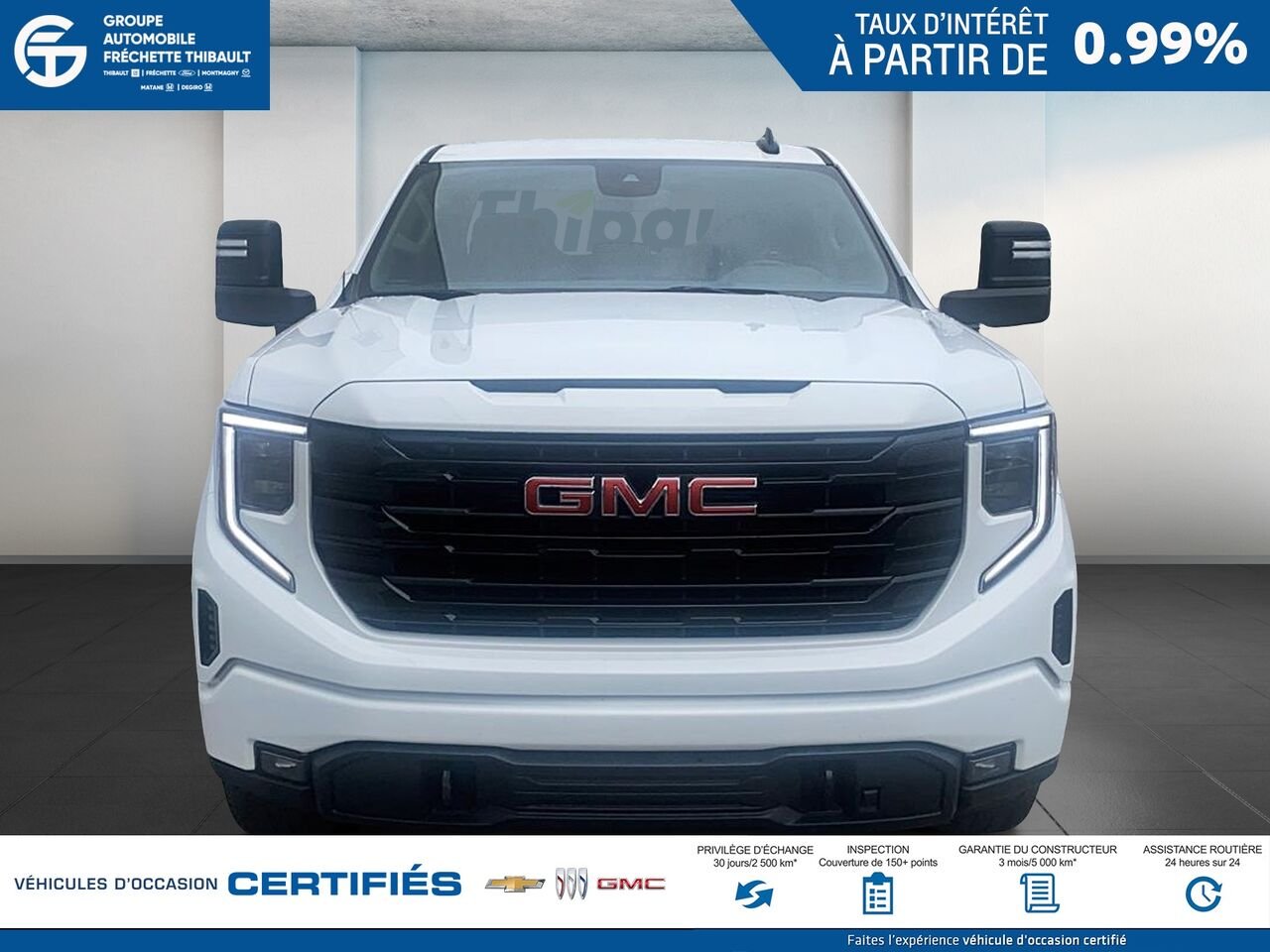 2024 GMC SIERRA Elevation cabine multiplace 4RM 157 po White Montmagny - photo #1