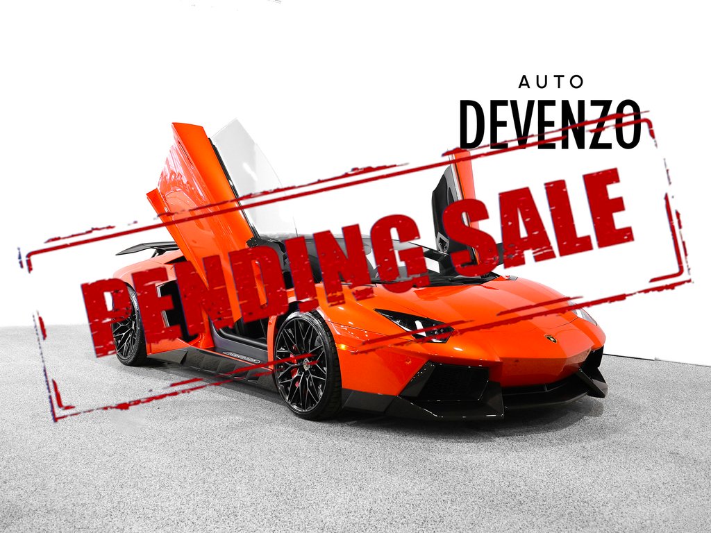 Lamborghini Aventador 2014 Orange Saint-Eustache - photo #0