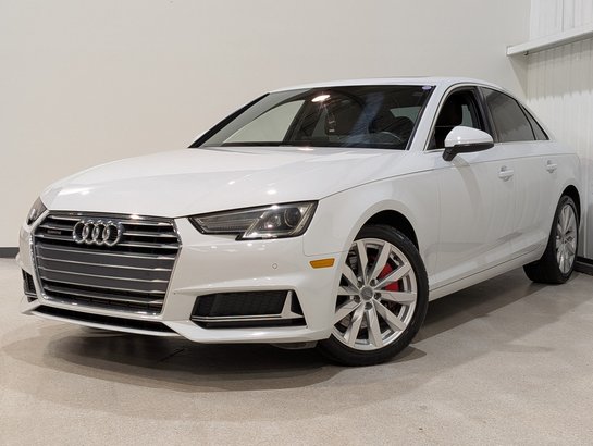 2019 Audi A4 Sedan White
