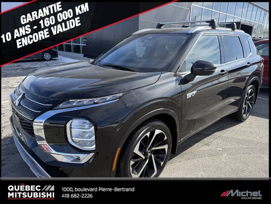 Mitsubishi Outlander PHEV GT S-AWC, Cuir, Système de son premium 2023 Noir