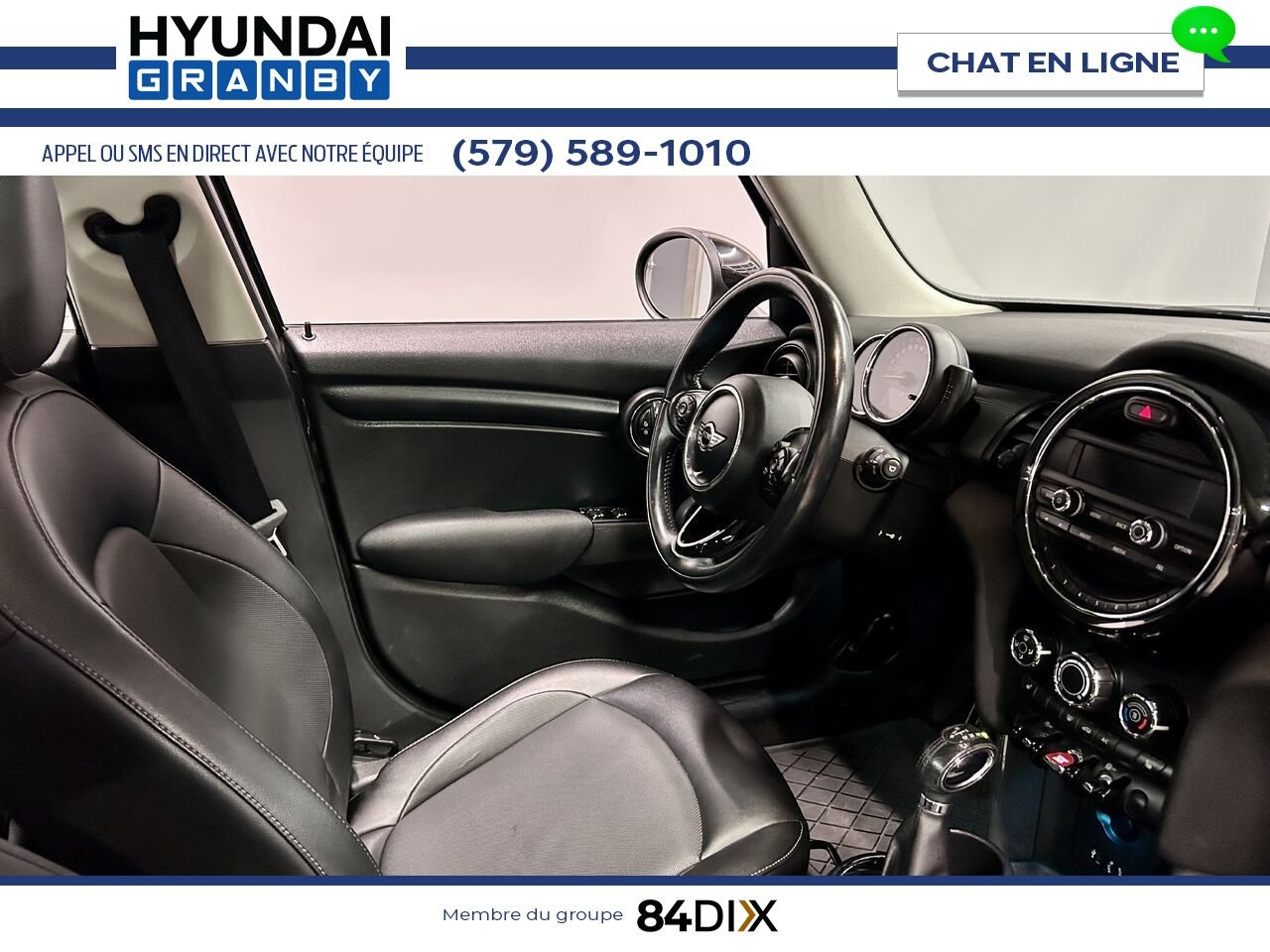 MINI Cooper toit rigide 5 portes 2016 Noir Granby - photo #19