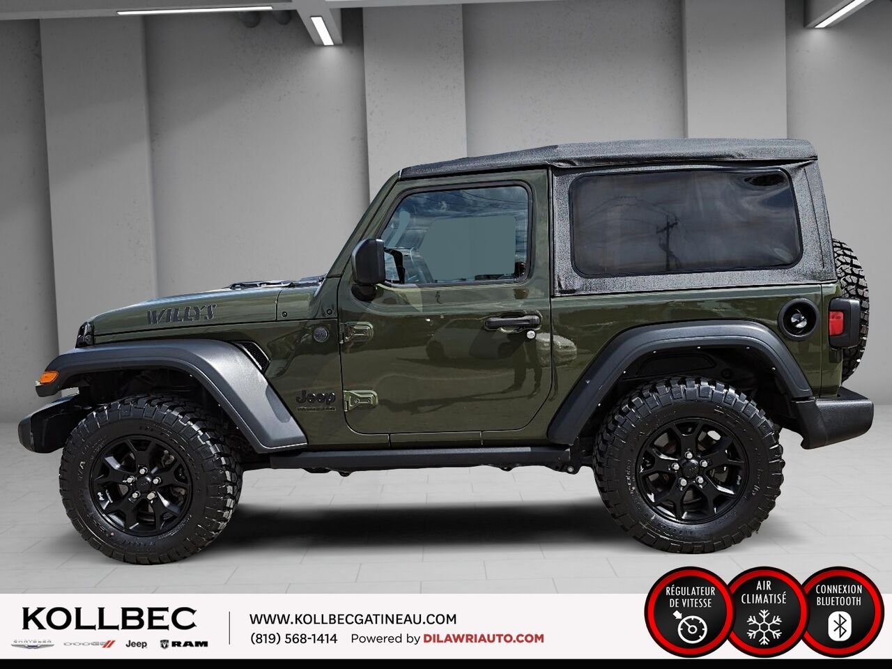 JEEP WRANGLER Willys Sport 4x4 2023 Vert Ottawa & Gatineau - photo #17