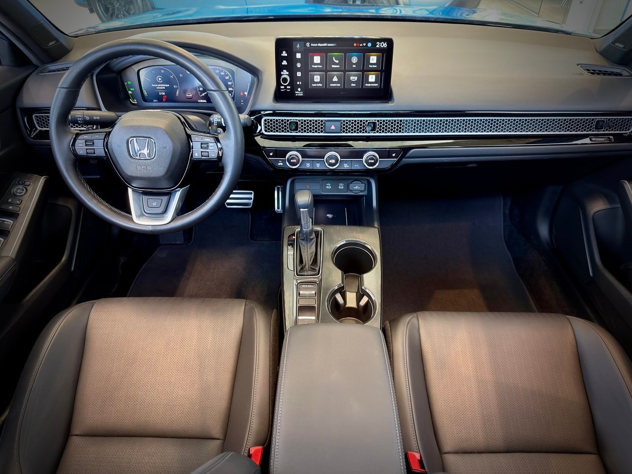 Honda Civic Sedan Hybrid 2025 Bleu Notre-Dame-des-Prairies - photo #19