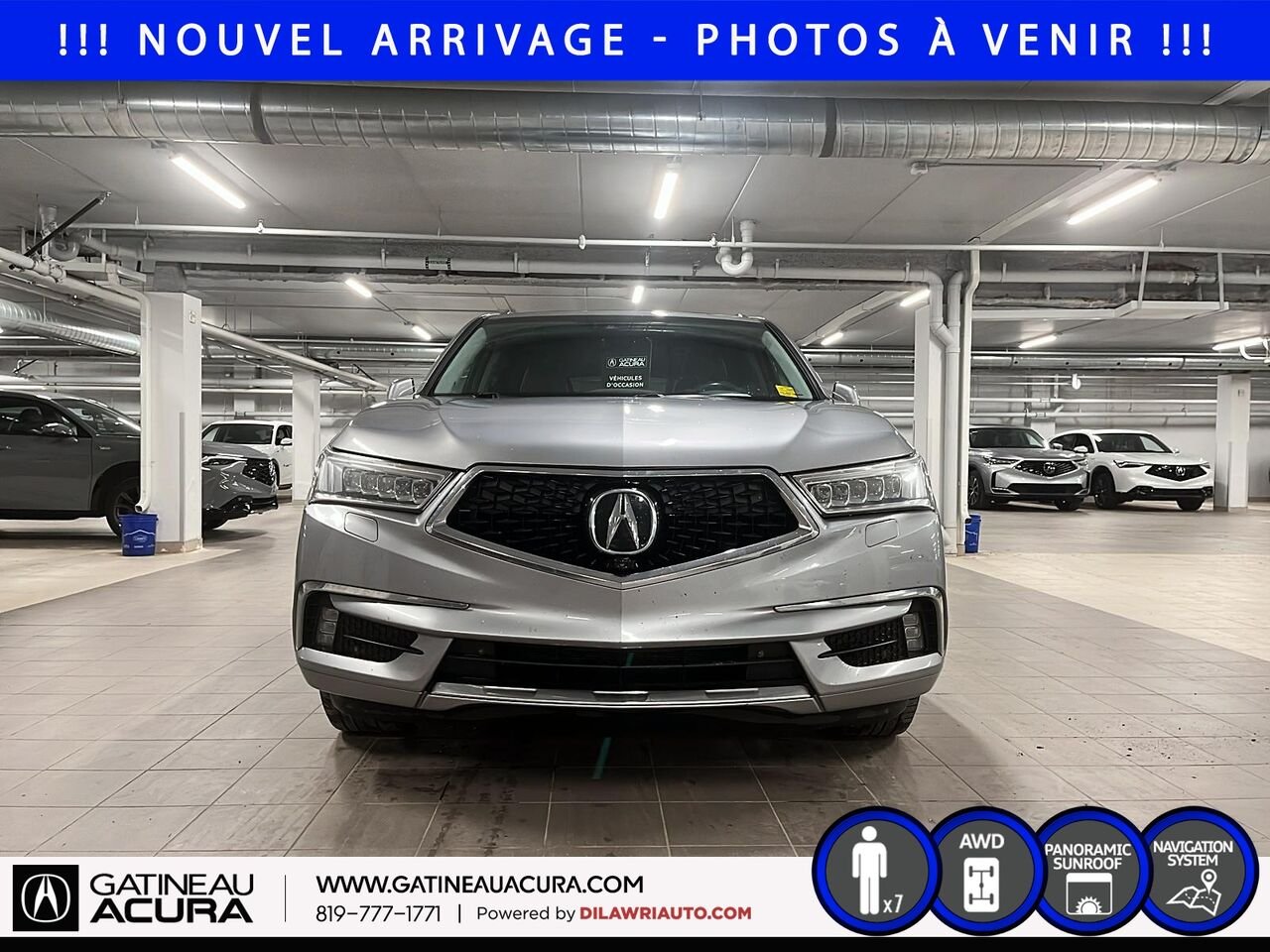 Acura MDX Élite SH-AWD 2017 Argent Ottawa & Gatineau - photo #1
