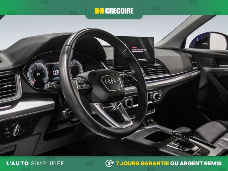 Audi Q5 820389 | Progressiv AWD AUTO A/C CUIR TOIT NAV MAGS CAM BLU 2023 Bleu Laval - photo #11