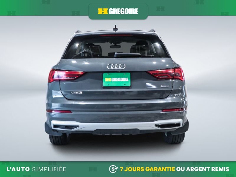 Audi Q3 821489 | Komfort AWD AUTO AC CUIR TOIT MAGS CAM RECULE 2021 Gris Laval - photo #7