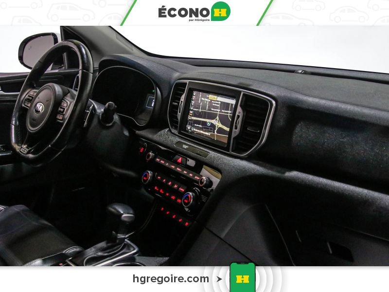 Kia Sportage 725354 | AWD AUTO AC CUIR TOIT NAV GR ELEC MAGS CAM RECUL B 2018 Blanc Laval - photo #26