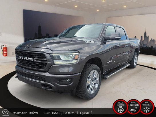 2020 Ram 1500 Big Horn cabine d'équipe 4x4 caisse de 6 pi 4 po Grey
