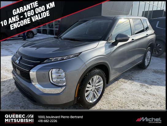 2024 Mitsubishi Outlander ES S-AWC, Sièges chauffants, 7 passagers Grey