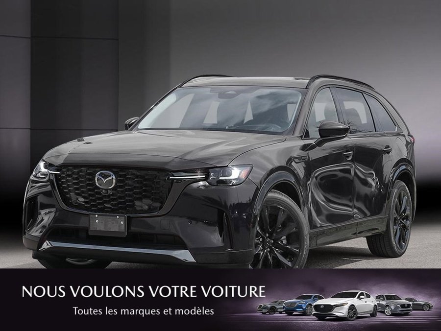 Mazda CX-90 hybride léger 2026 2026 Noir de jais mica